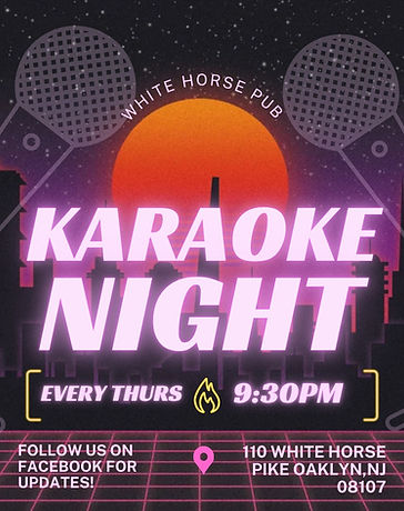 karaoke every Thursday
