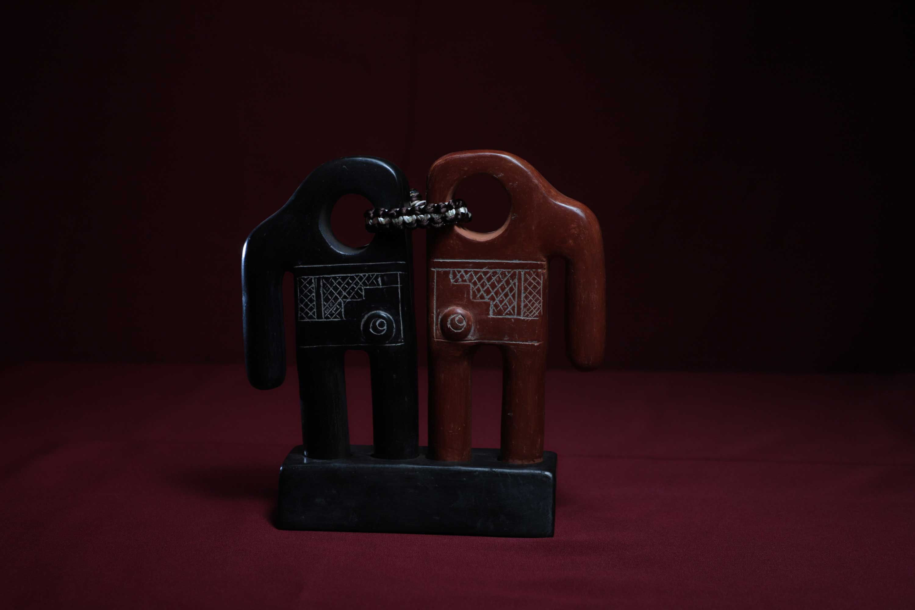 The Twins Thirdling clay figure