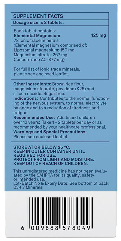 Thumbnail: Natroceutics Magnesium Trace Mineral Complex (60 capsules)