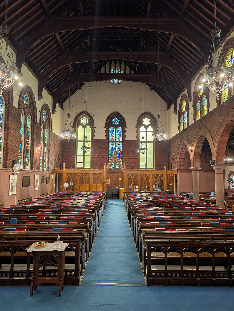 interior view of sanctuary