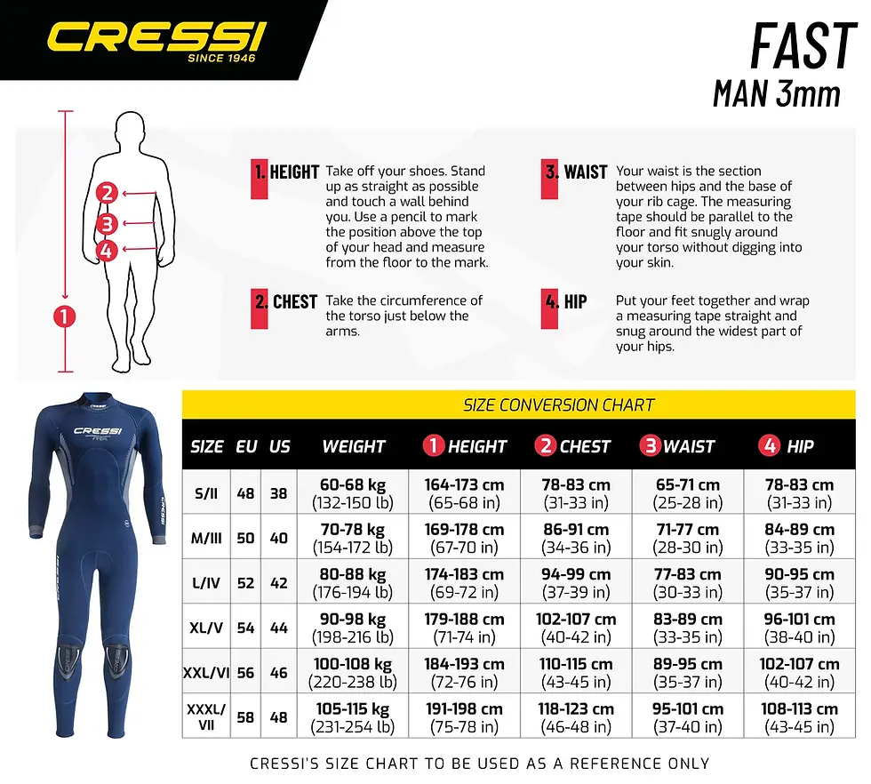 Miniatura: Muta Fast 3mm Cressi