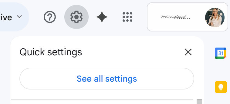 Google workspace settings