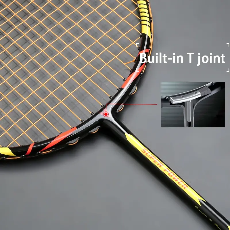 Thumbnail: Ultralight 8U 65g Carbon Professional Badminton Racket Strings