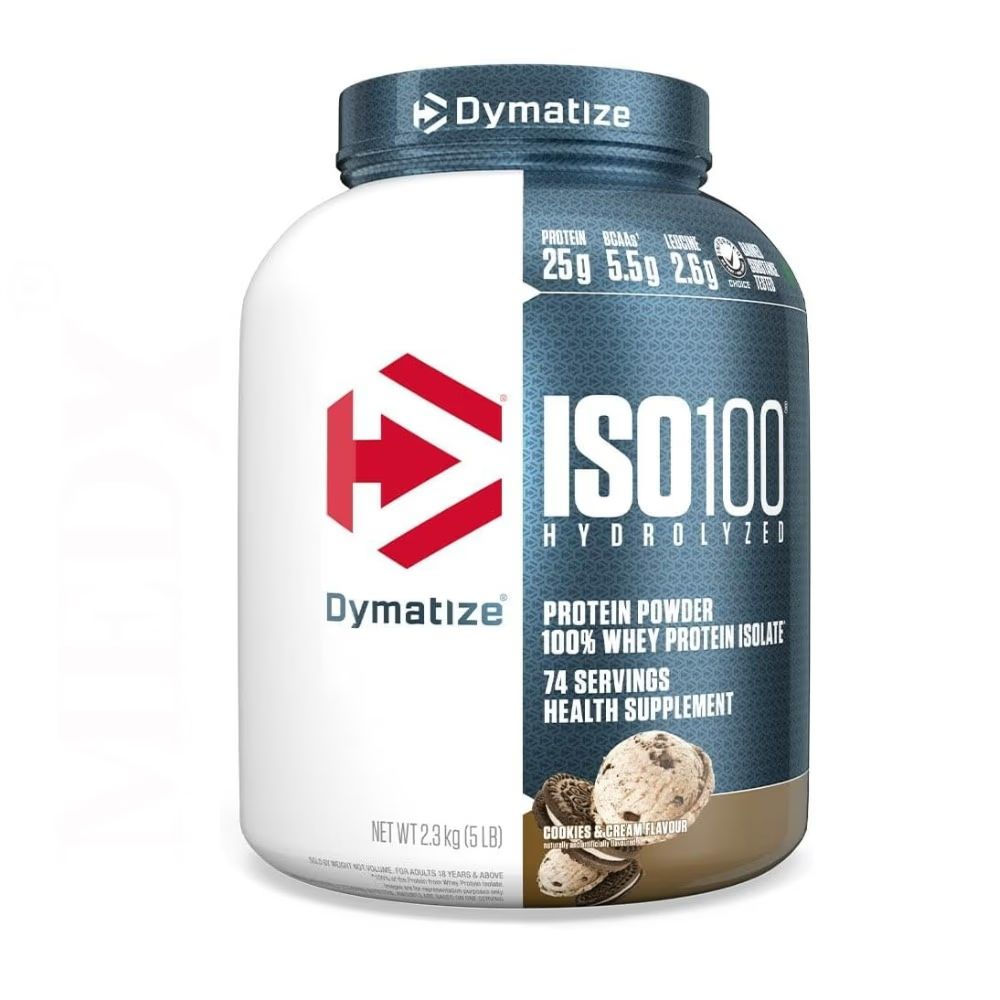 Dymatize ISO 100% Whey Protein 5 LB Cookies and Cream