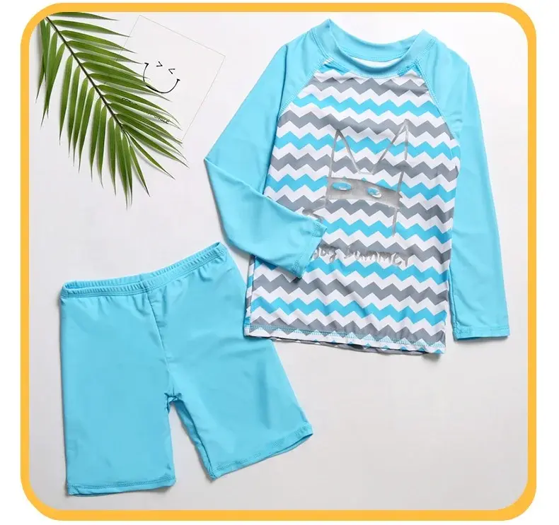 Thumbnail: UPF 50+ Custom UV Protection Kids Swimwear Child Swimwear Child Beachwear