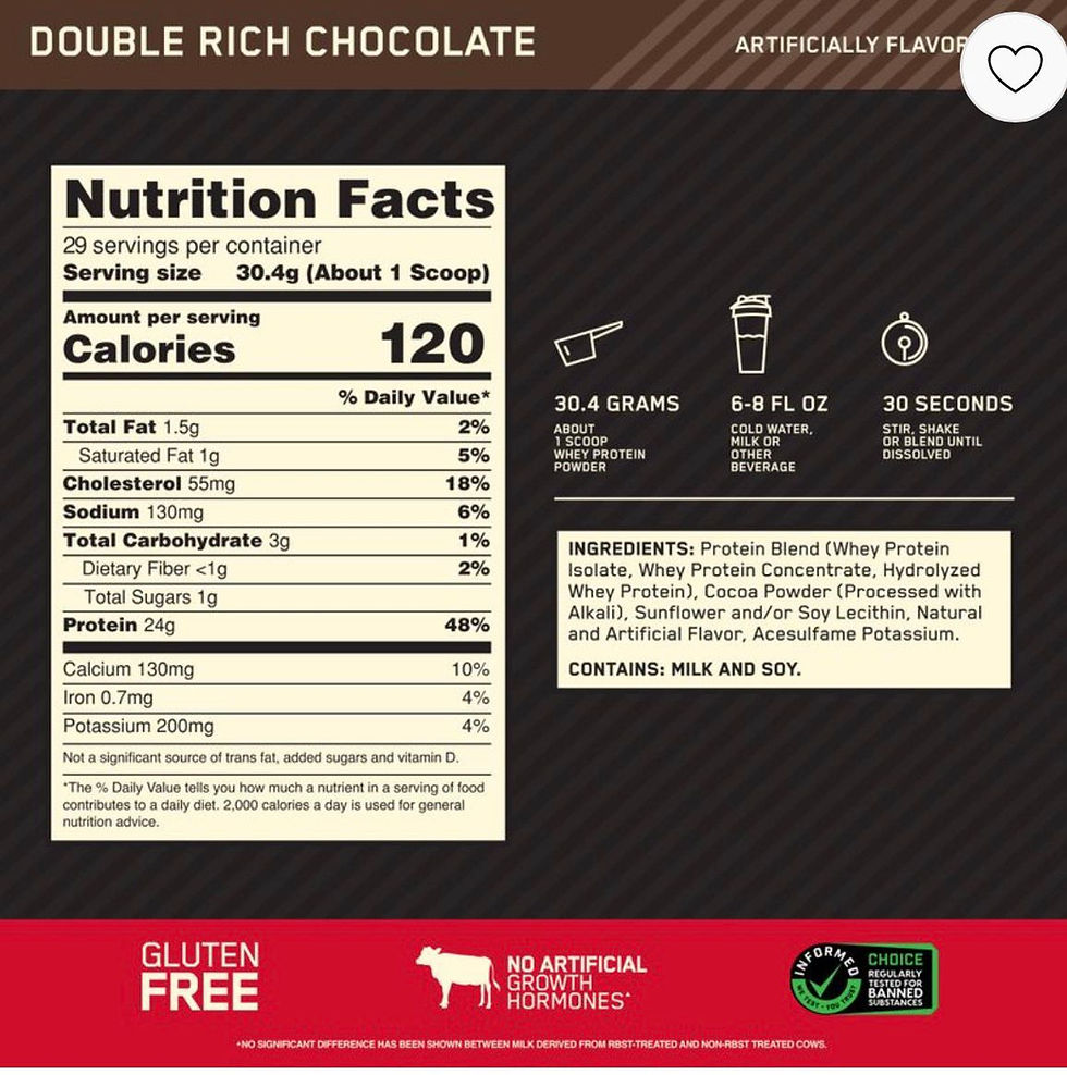 Thumbnail: Optimum Nutrition Whey 2 LB Double Rich Chocolate 