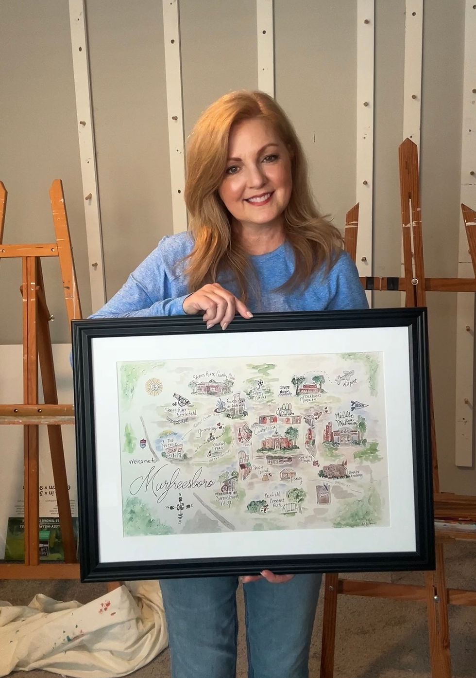 Thumbnail: The Illustrated Murfreesboro Map as seen in The Scout Guide