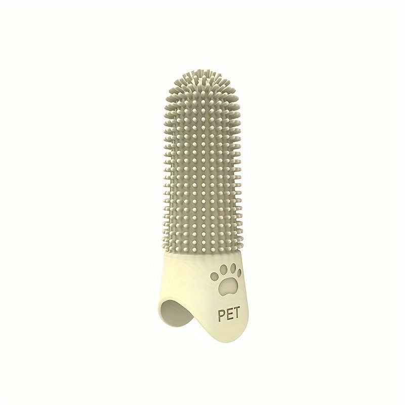 Miniatura: Soft Silicone Dog Toothbrush 360° Finger Toothbrush for Dogs Cats Durable Pet F