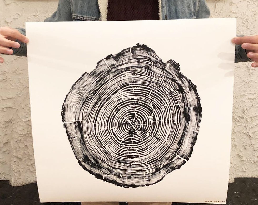 Thumbnail: Digital Fine Art Cedar Wood Print 24" x 24" inches