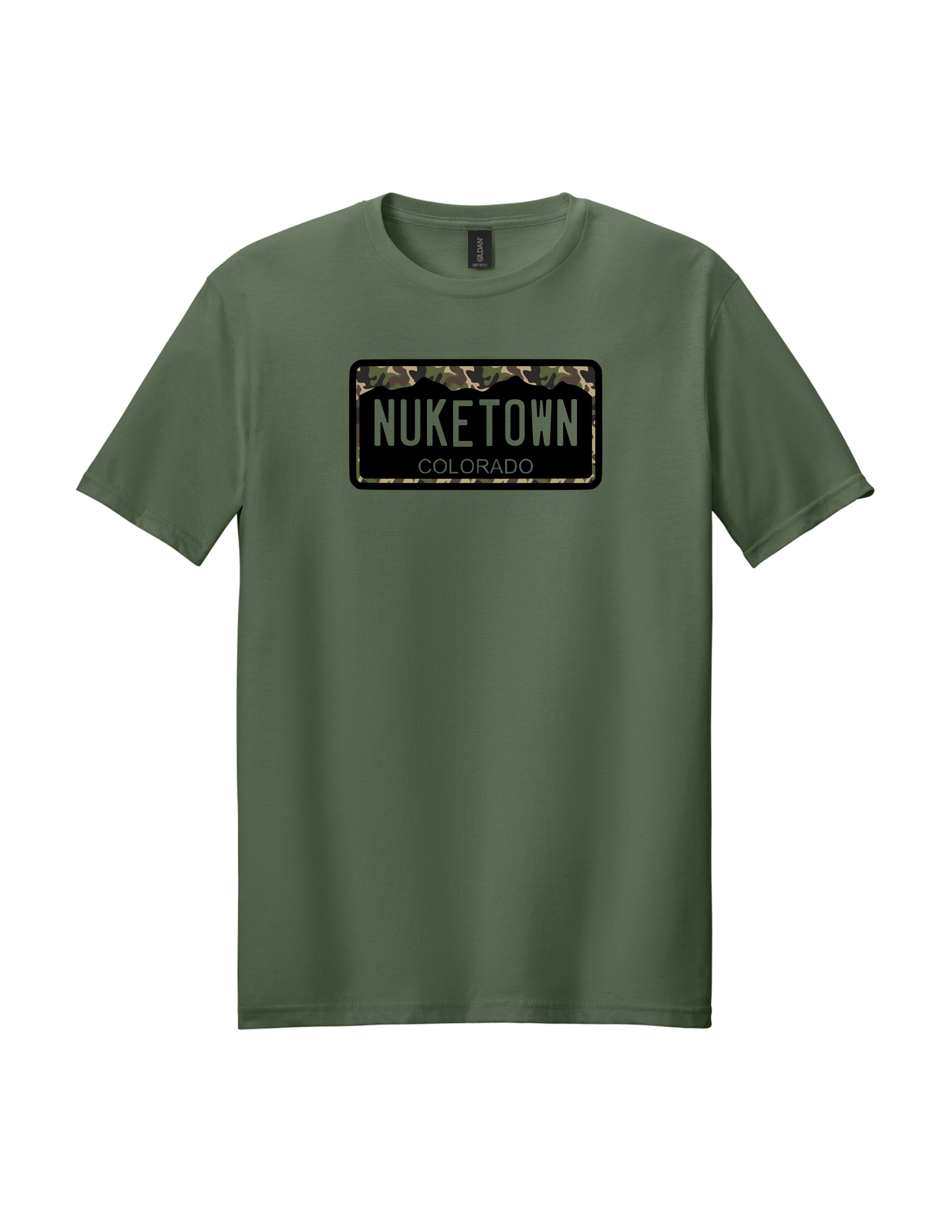 Gildan Unisex Softstyle Short Sleeve Tee - Military Green