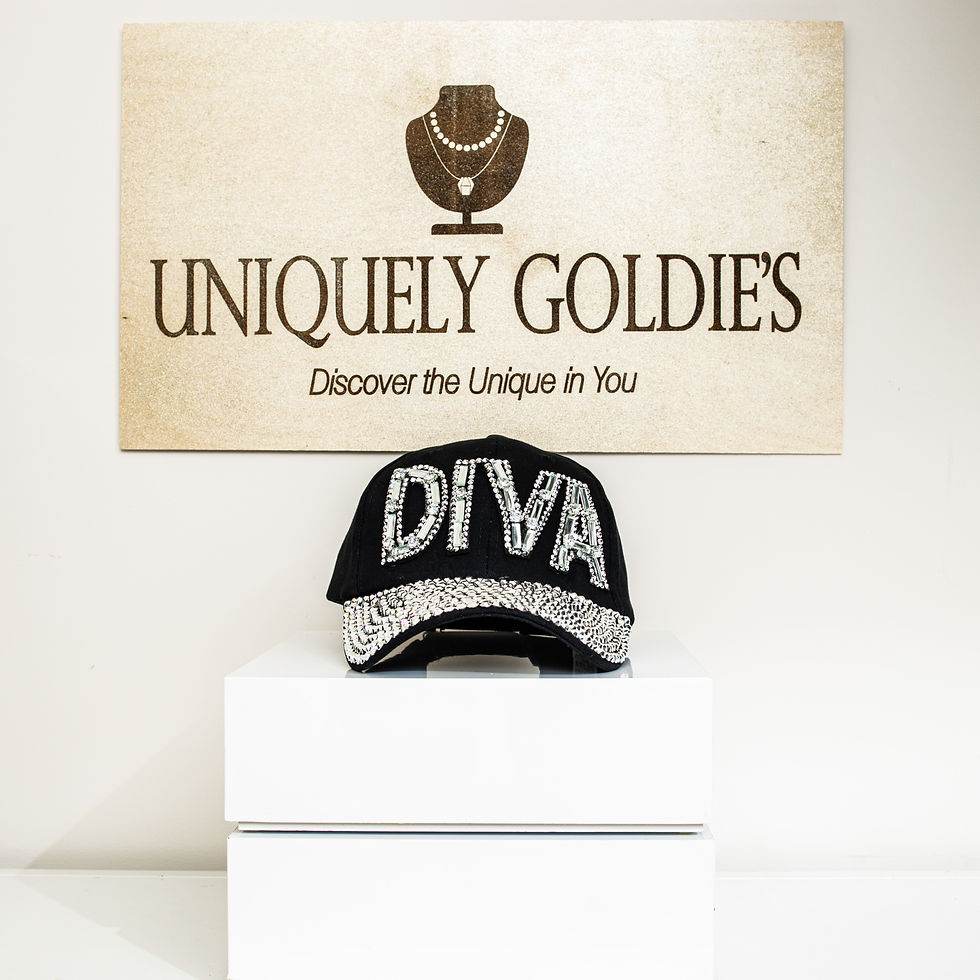 Thumbnail: "DIVA" Baseball Cap - Black