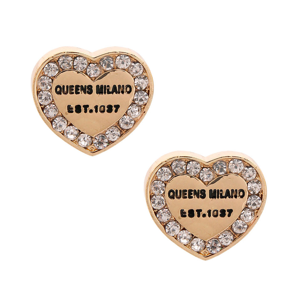 Thumbnail: "Queens" Heart Earrings