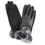 Thumbnail: Leather Gloves -Black
