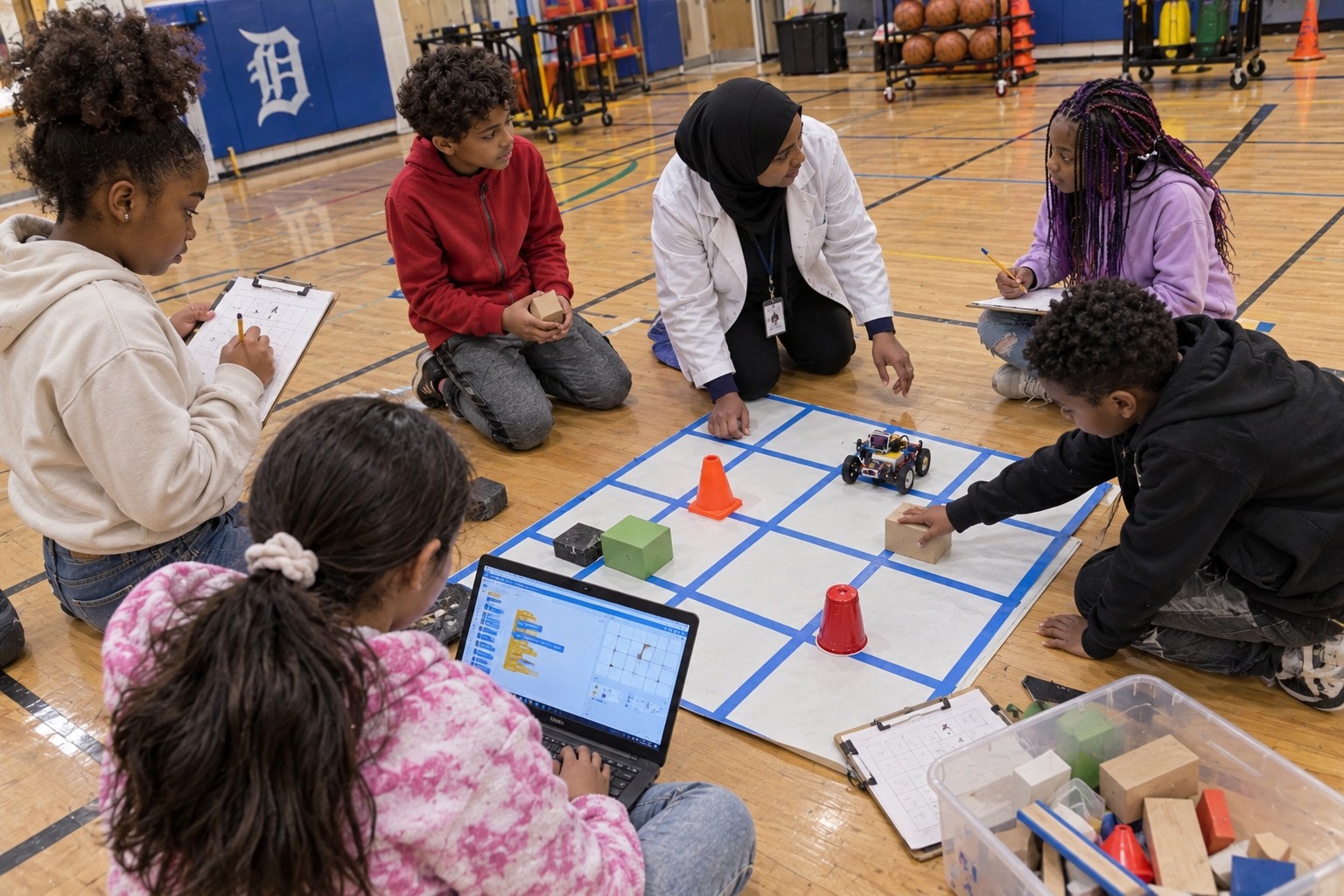 Robot route planners hands-on activity