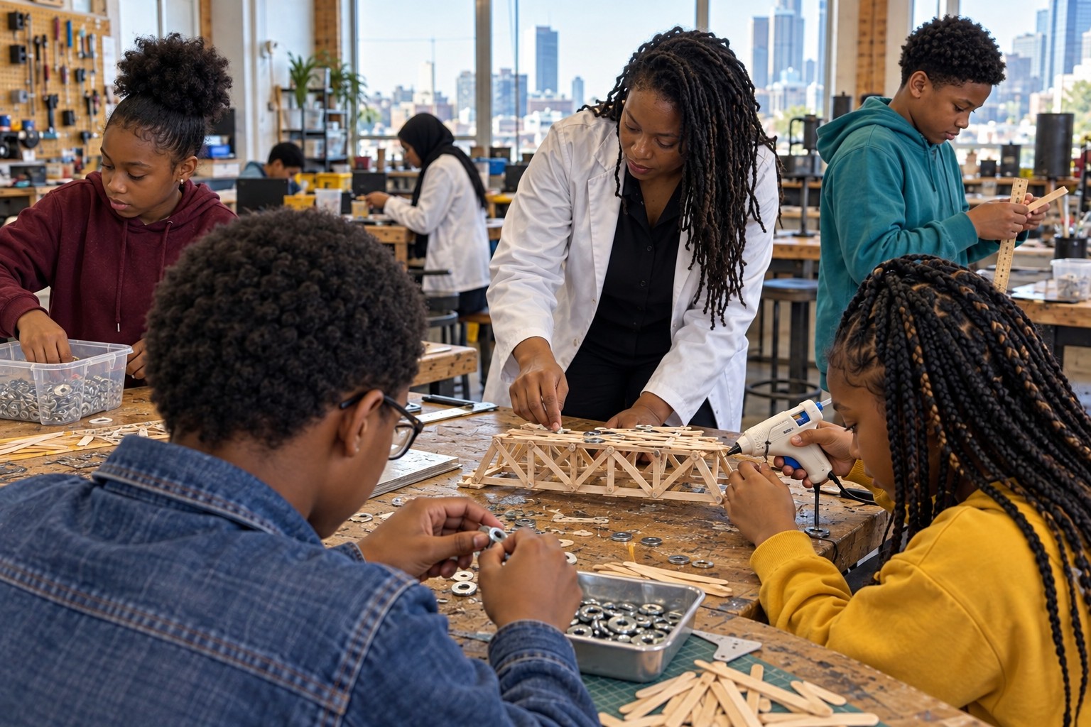 Bridge builders hands-on activity
