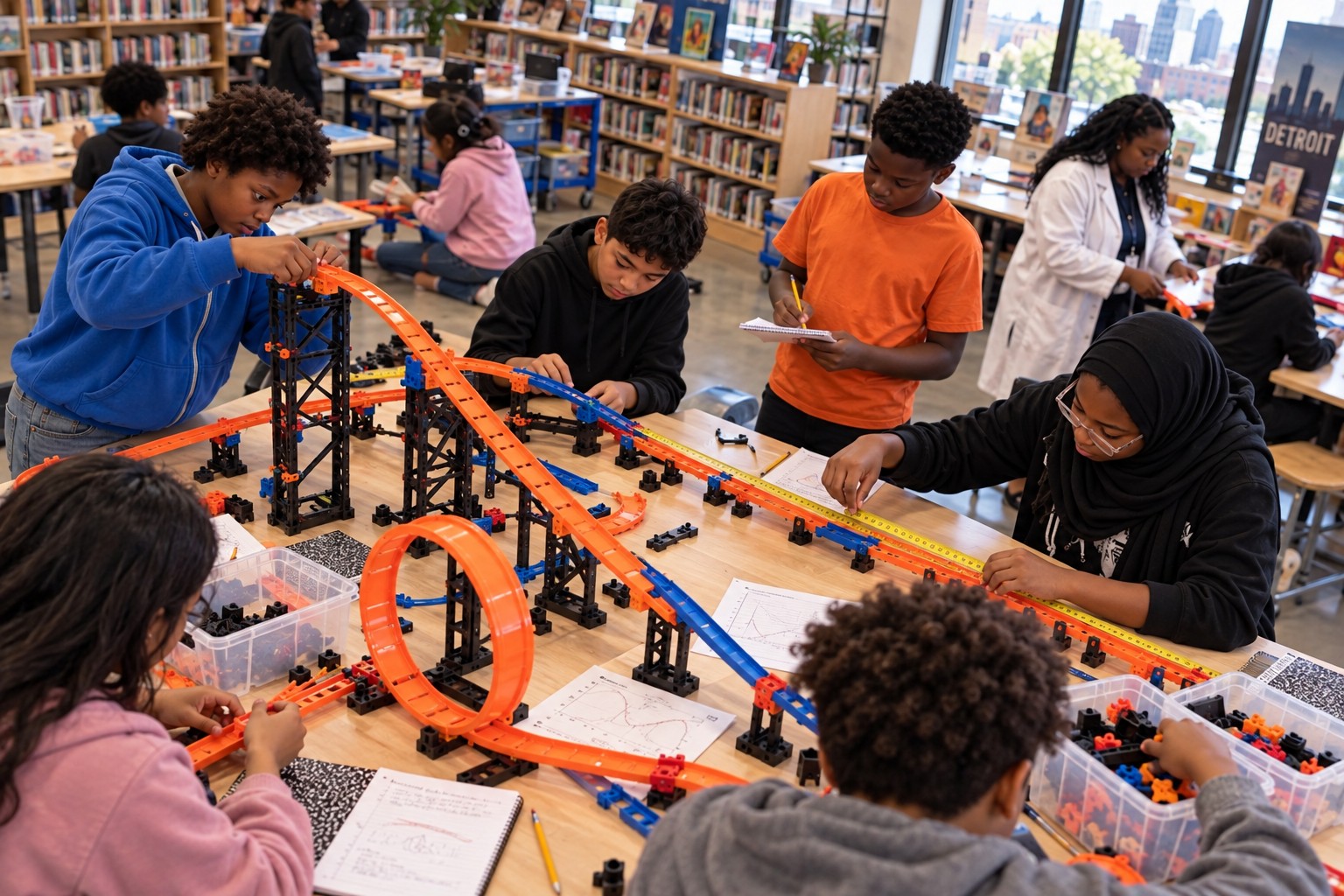 Roller coaster mathematics hands-on activity