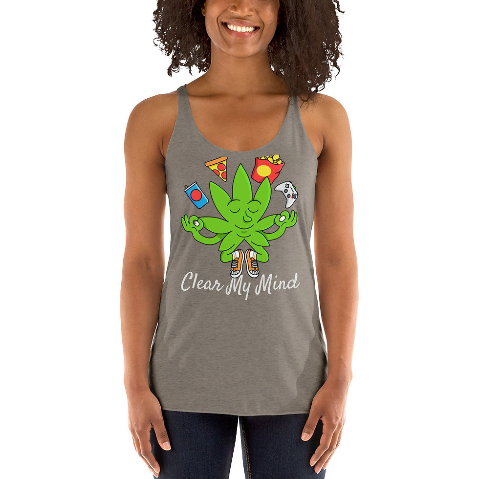 Thumbnail: Freedom  Women's Racerback Tank Namaste!