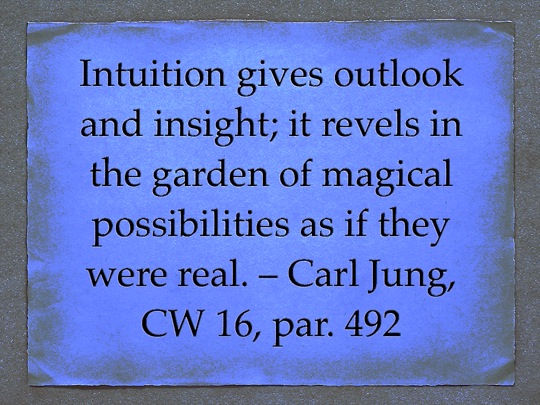 Trust your intuition