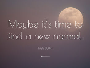 Do we really want to go back to 'Normal'