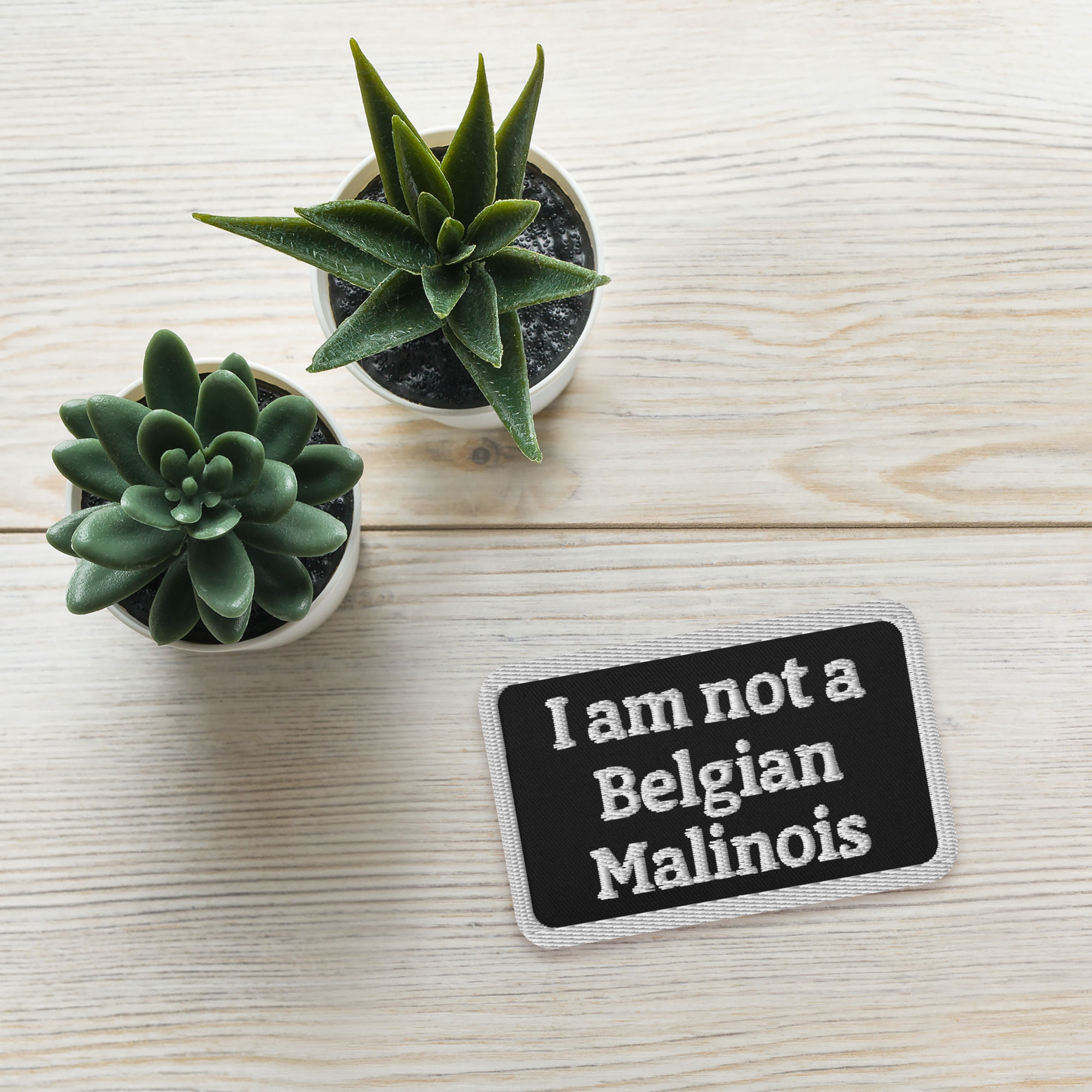Not Mal Embroidered Patches - Rectangle 3.5″×2.25″