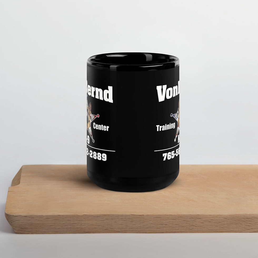 Thumbnail: Black VonBernd Glossy Mug