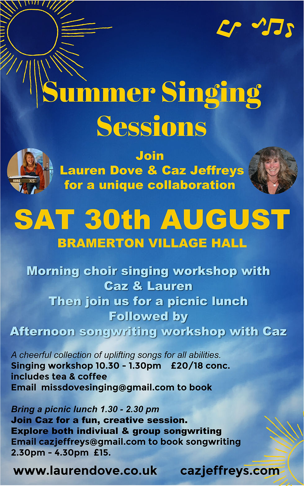 Summer Singing Session with Caz Jeffreys