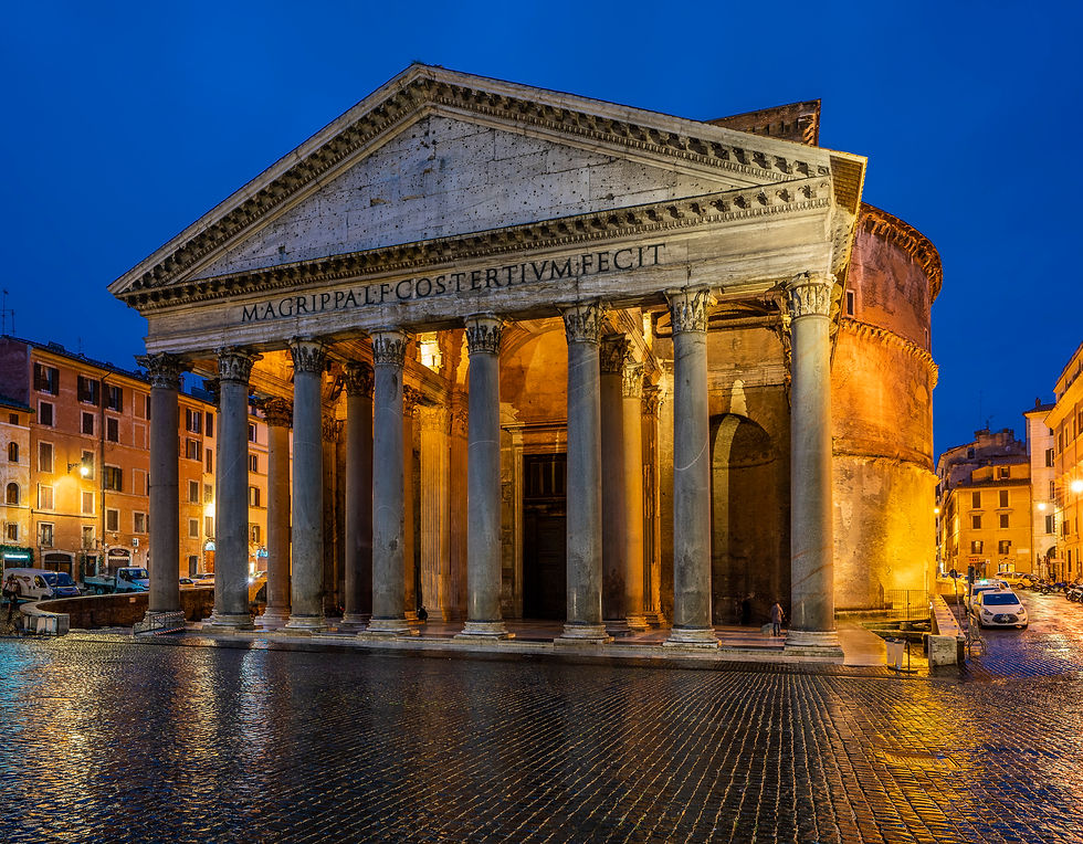 The Pantheon at twilight