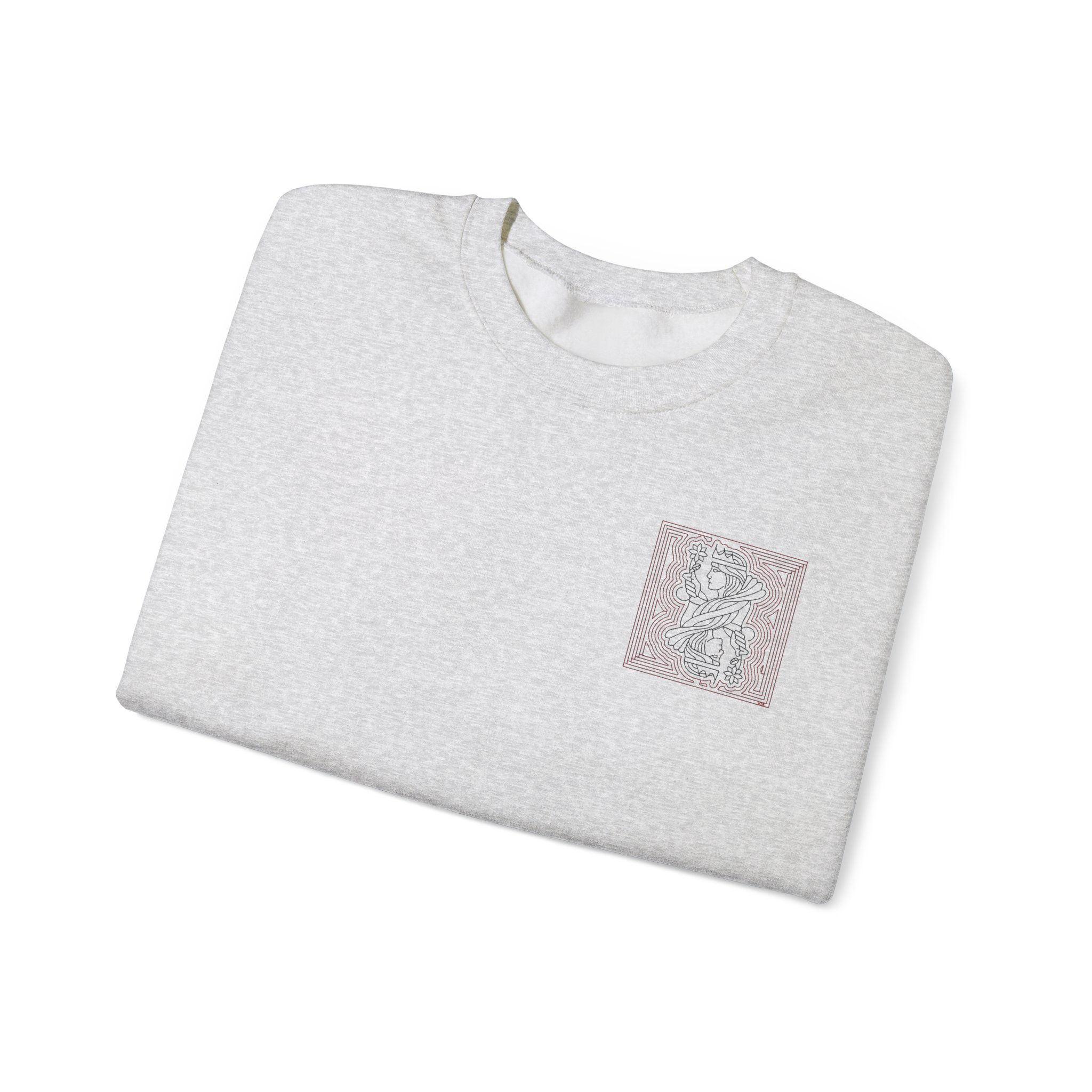 QUEEN Embroidered Crewneck Sweatshirt