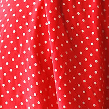 Red Polka Dot Fabric