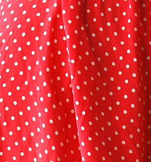 Red Polka Dot Fabric