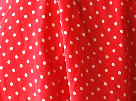 Red Polka Dot Fabric