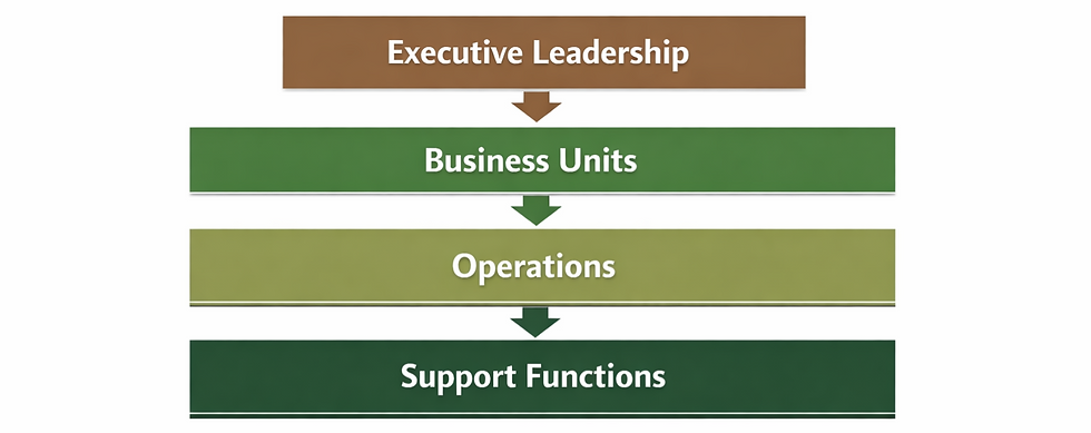Current Banking Operating Model Structure