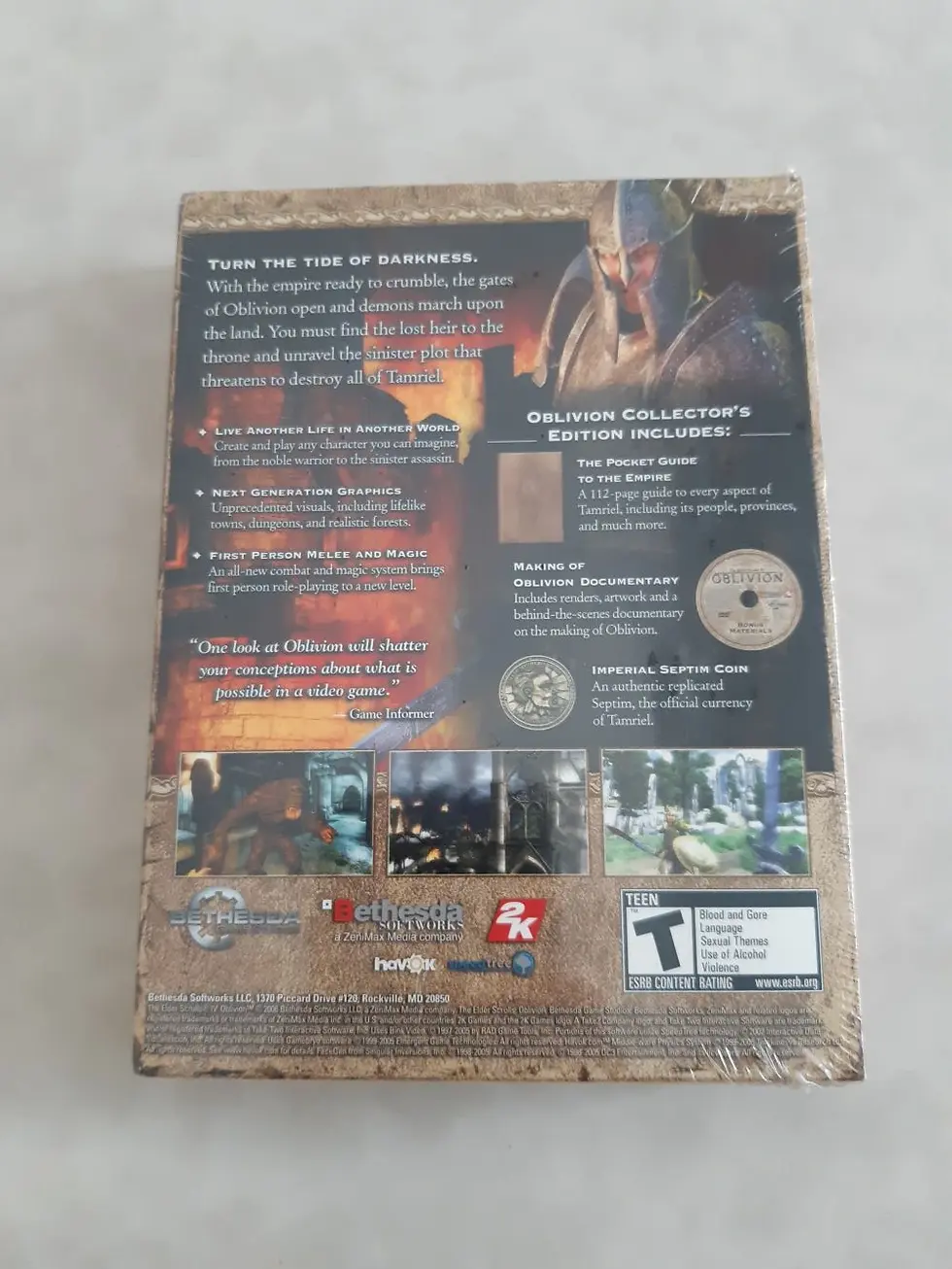 Thumbnail: The Elder Scrolls 4 IV Oblivion Collector's Edition PC US version (NEW SEALED)
