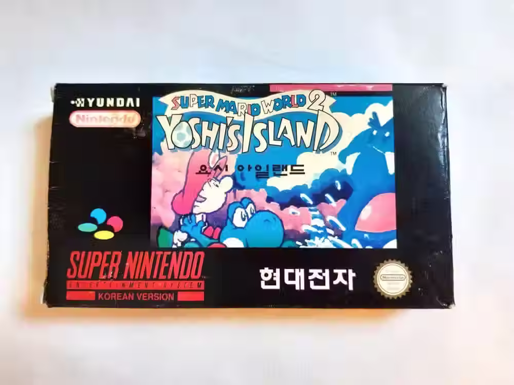 Super Mario World 2 Yoshi's Island Hyundai Super Comboy / Super Nintendo (SNES)