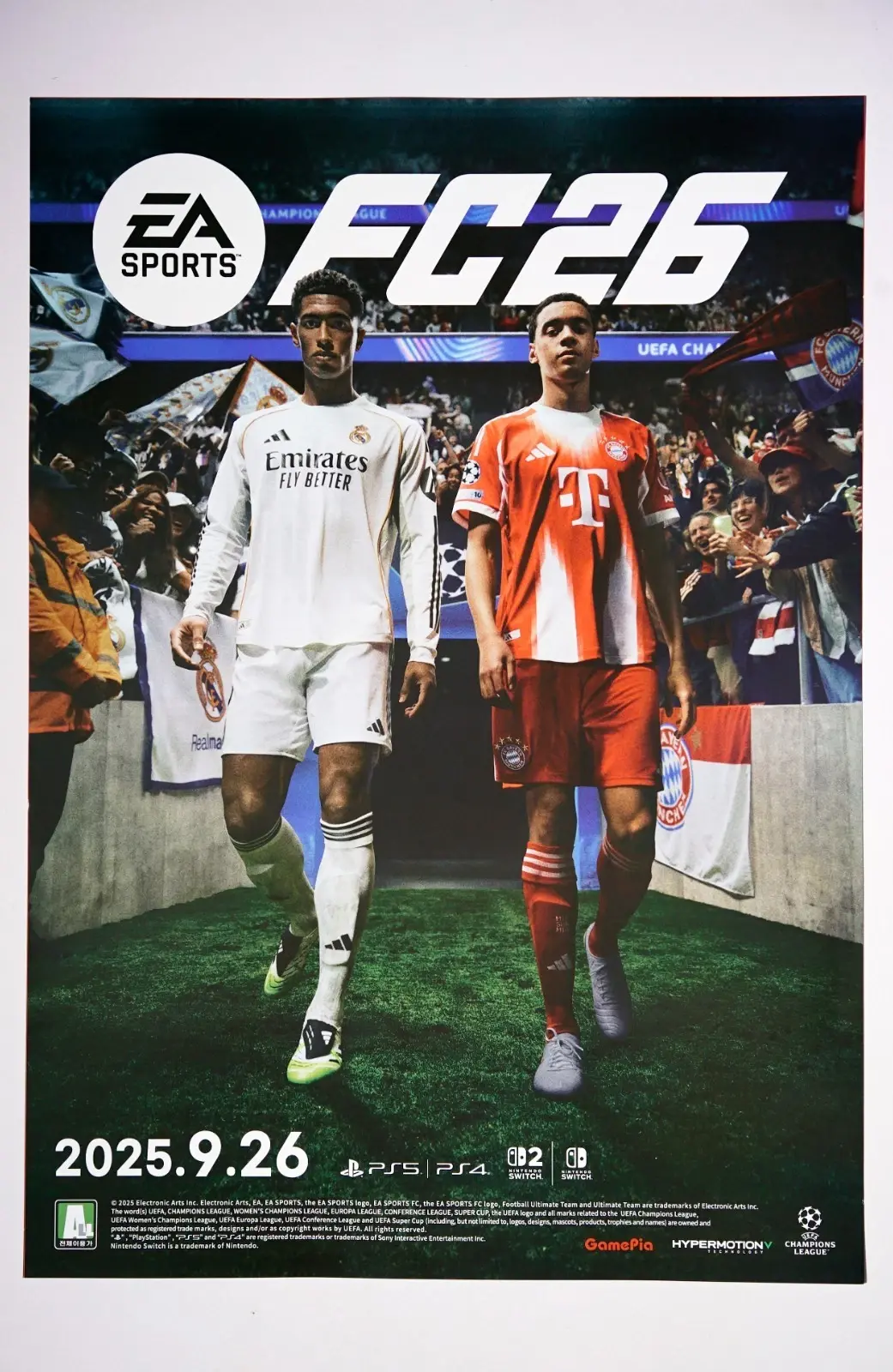 FC26 A2 Korean promo poster PS54/PS5 Nintendo Switch (NEW)