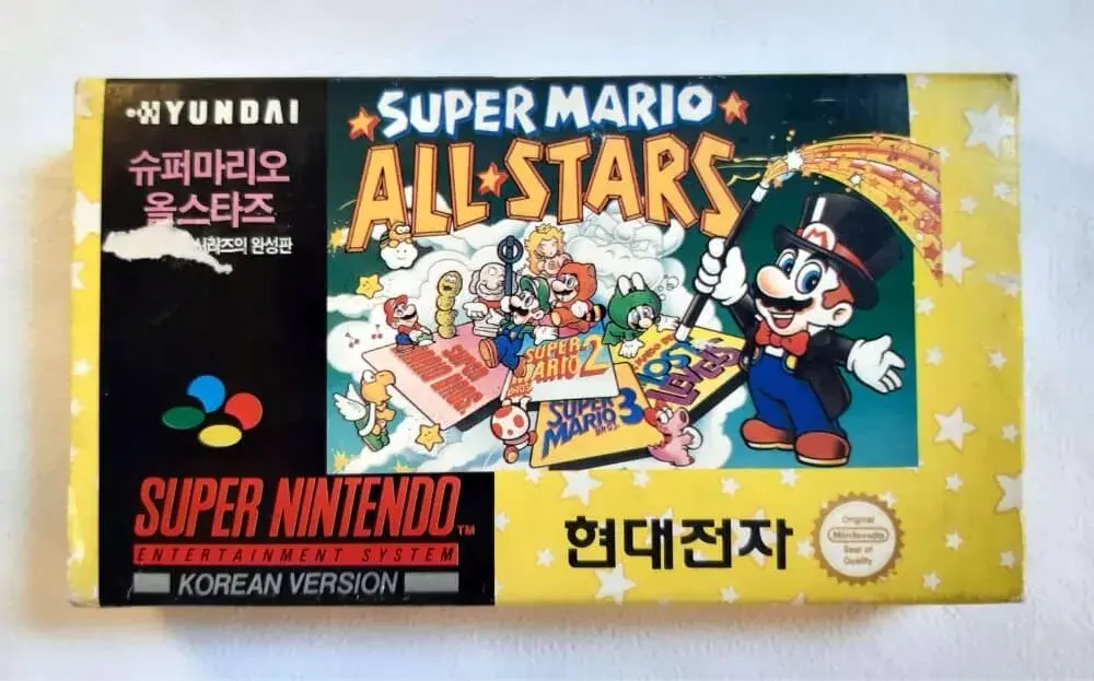 Super Mario All Stars - Hyundai Super Comboy / Super Nintendo Korean (SNES)