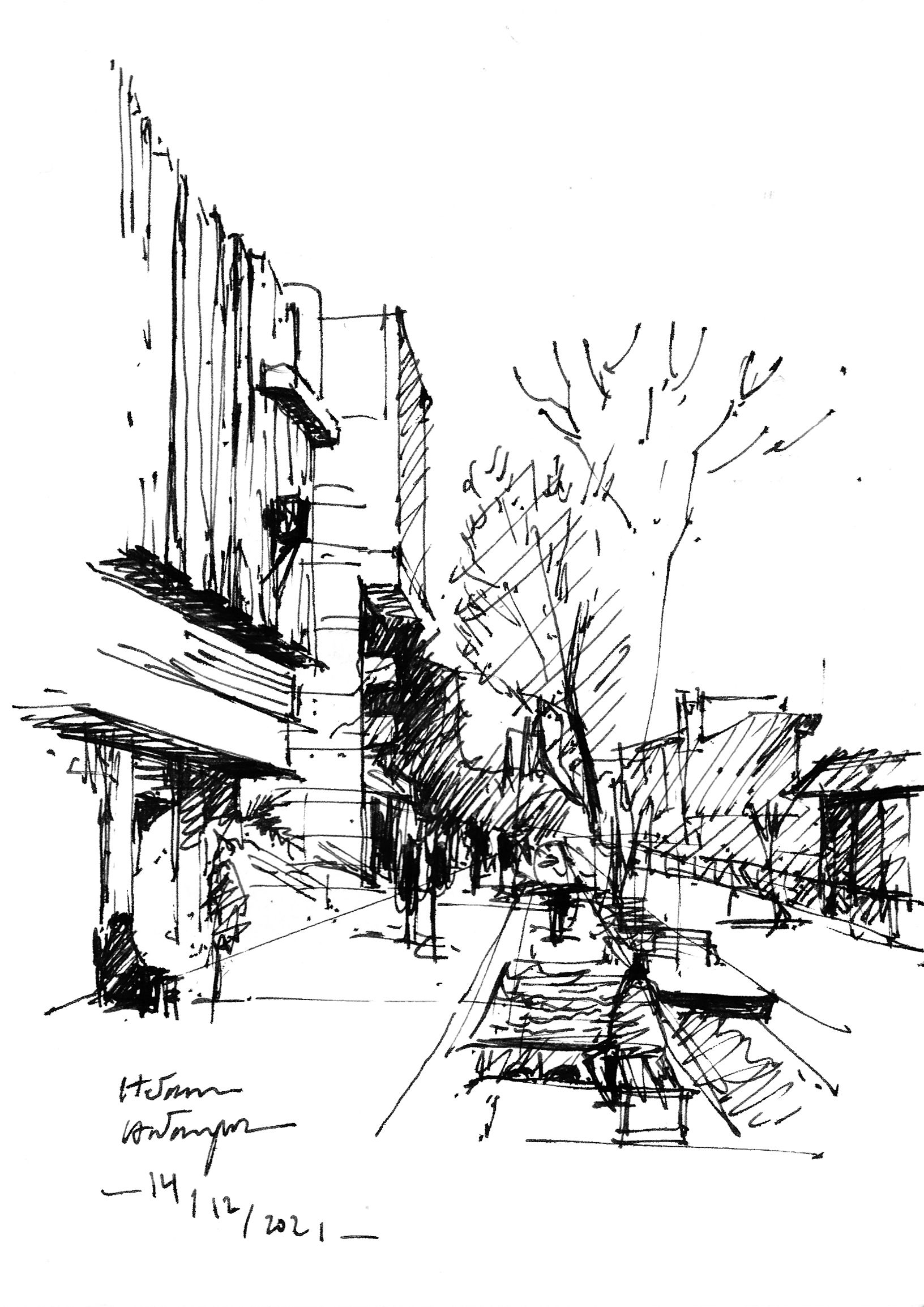 Enghelab street (Aboureihan cross), Tehran, Iran