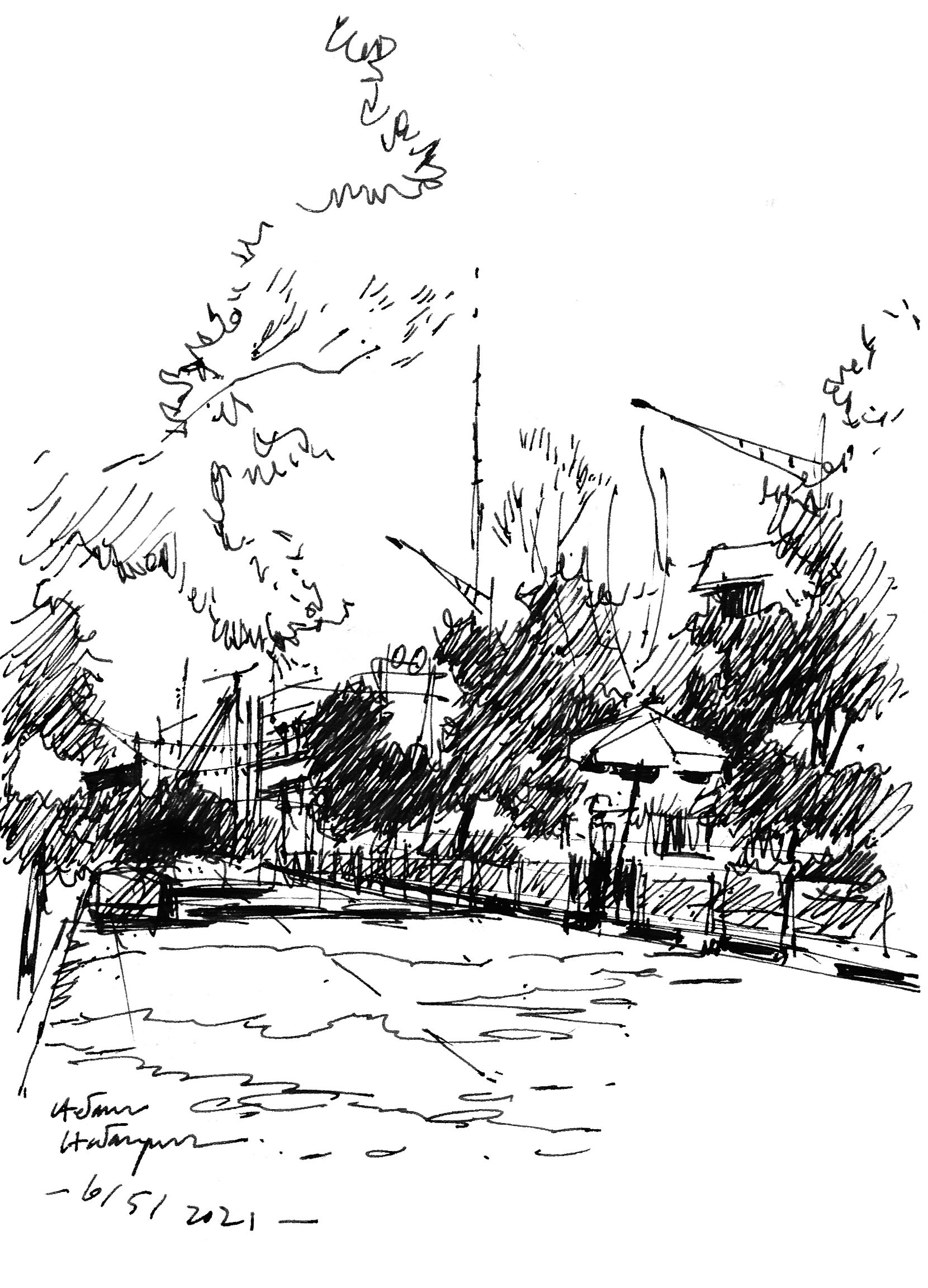 Enghelab street (near to Aboureihan cross), Tehran, Iran