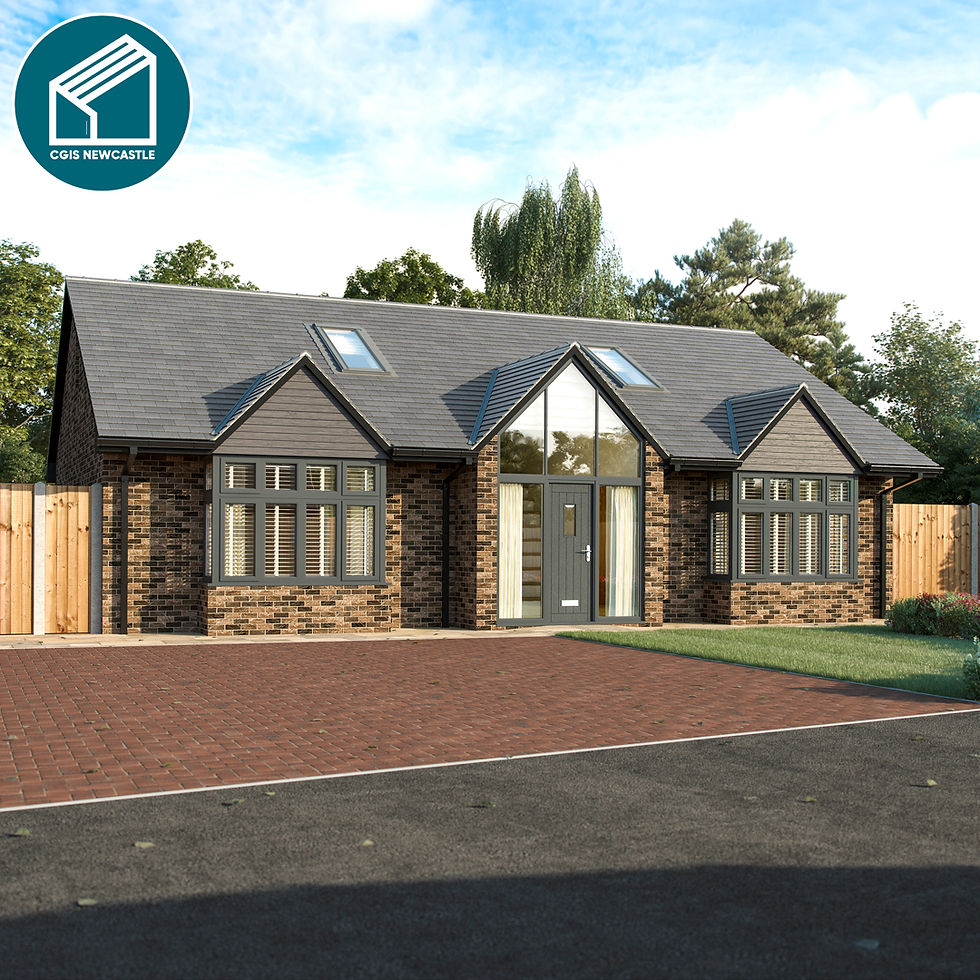Impactful Bungalow CGIs for Rightmove Newcastle Upon Tyne