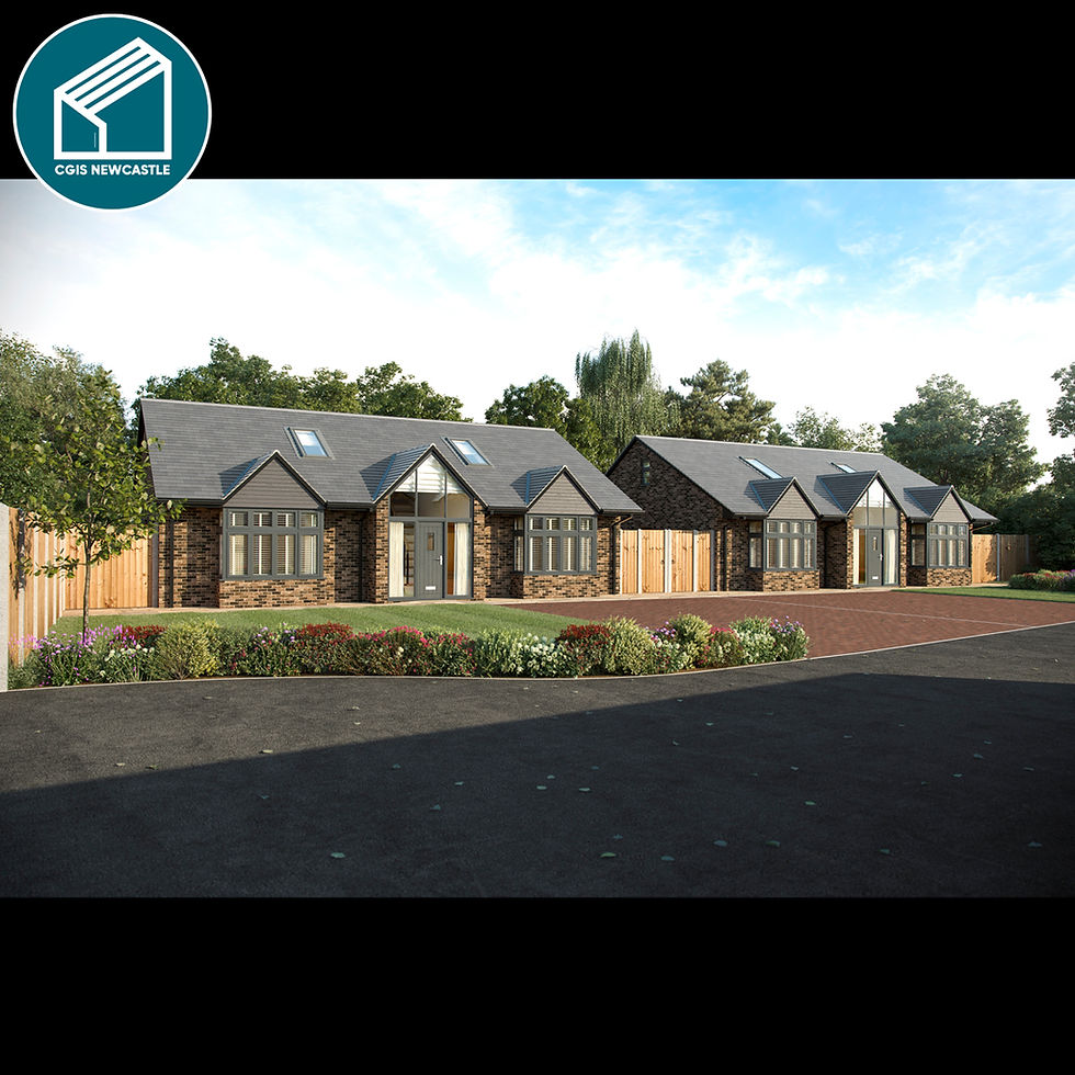 Impactful Bungalow CGIs for Rightmove Newcastle Upon Tyne