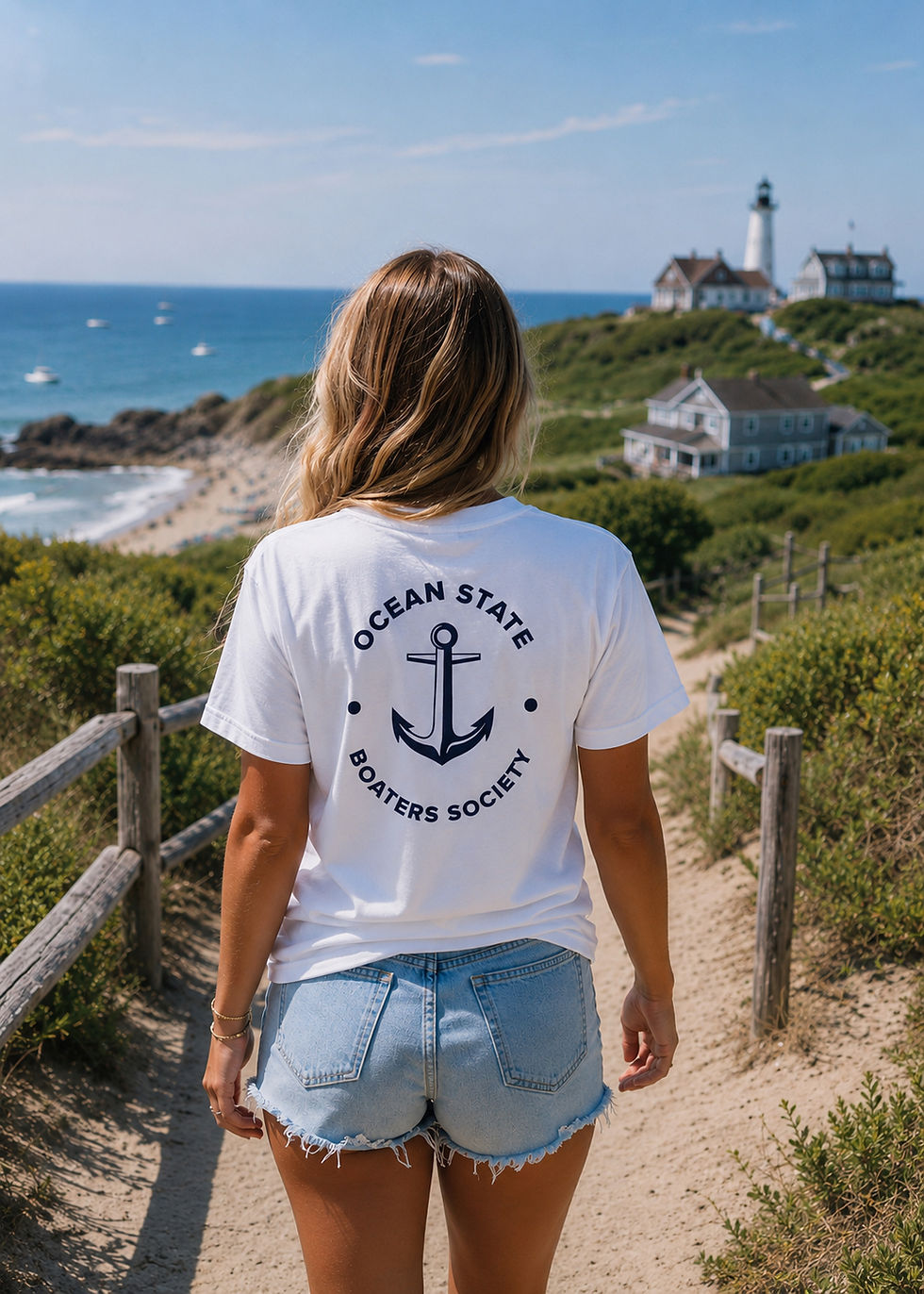 Thumbnail: OSBS Classic Anchor Tee White
