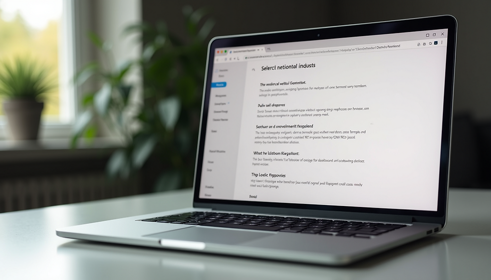 What to Look for When Selecting a Website Template