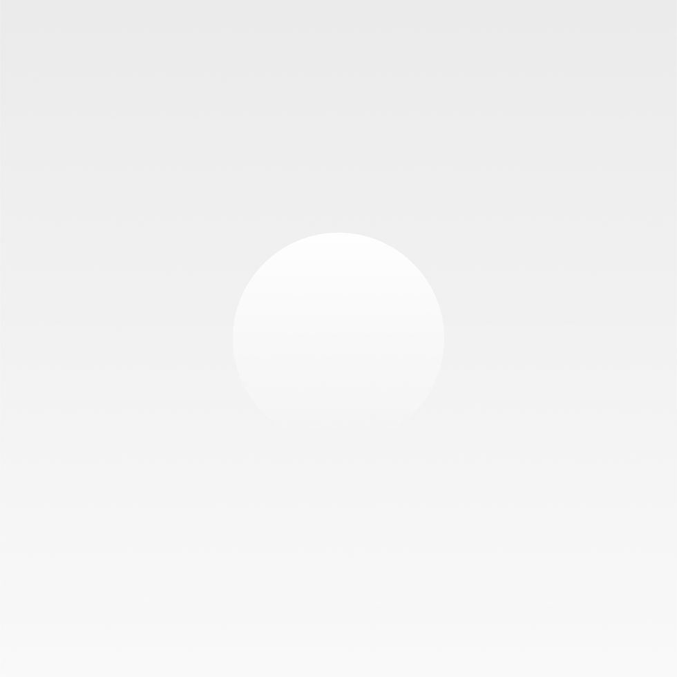 White circle on a light gray background