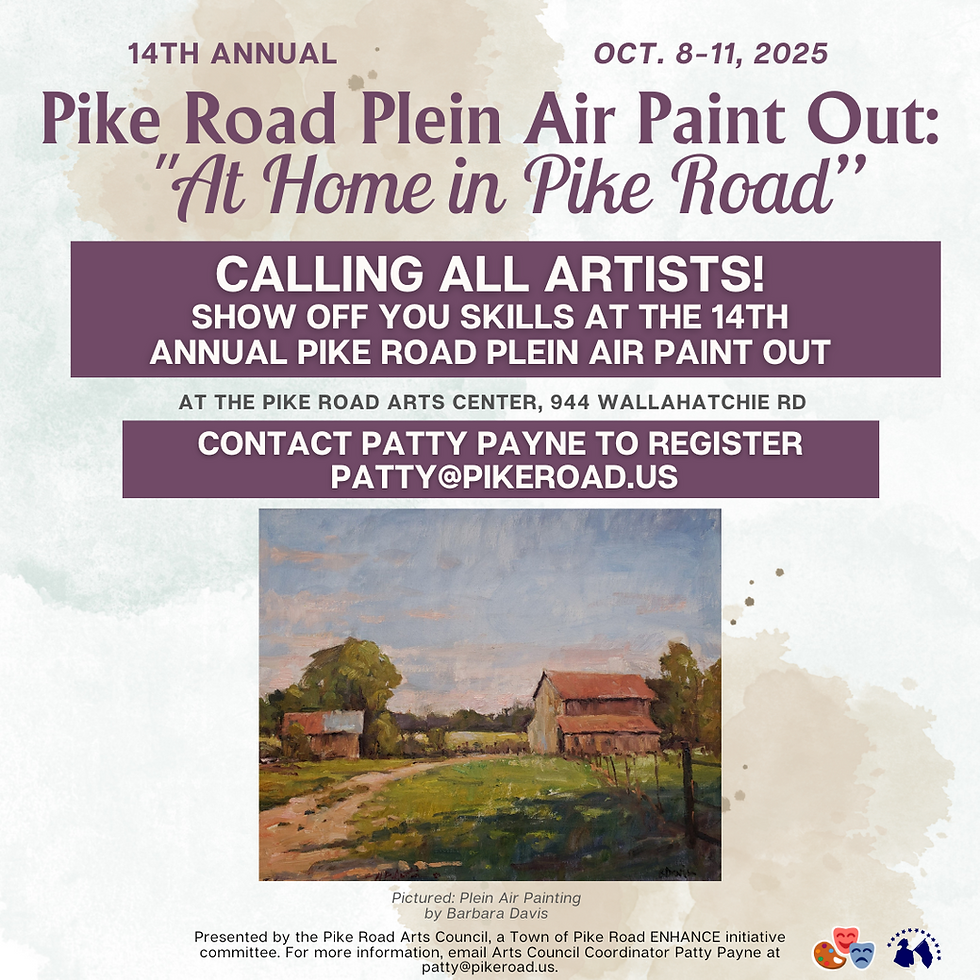 Pike Road 14th Annual Plain Air Paint Out