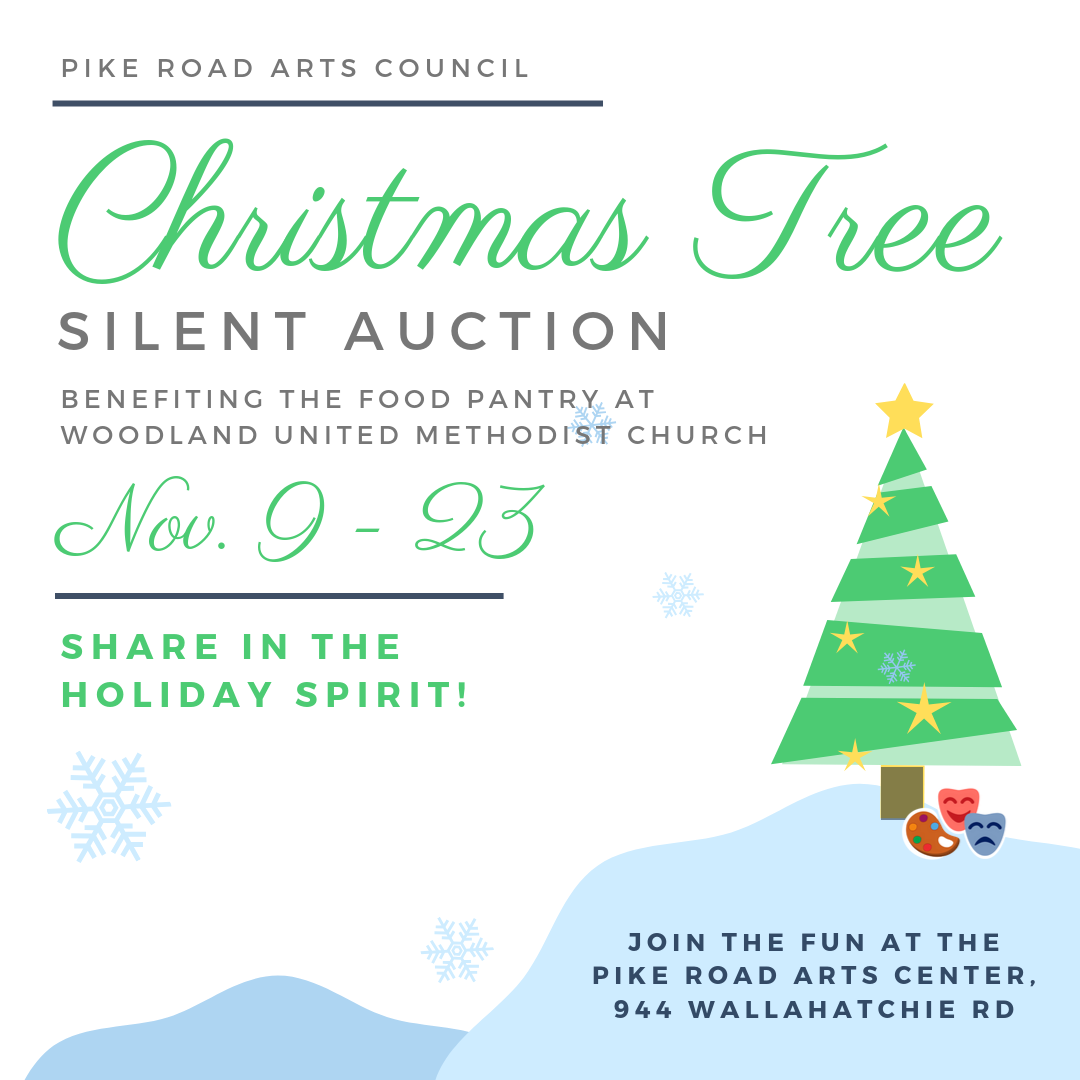 Christmas Tree Silent Auction presented by the Pike Road Arts Center