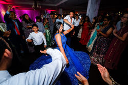 Nikith & Sri Indian Wedding Reception Open Floor Light & Lo Photography