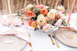 Wedding Tablescape with flowers by Blümen Columbus at Kingwood Center Gardens Samos Photography