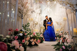 Nikith & Sri Indian Wedding Reception Entry Light & Lo Photography