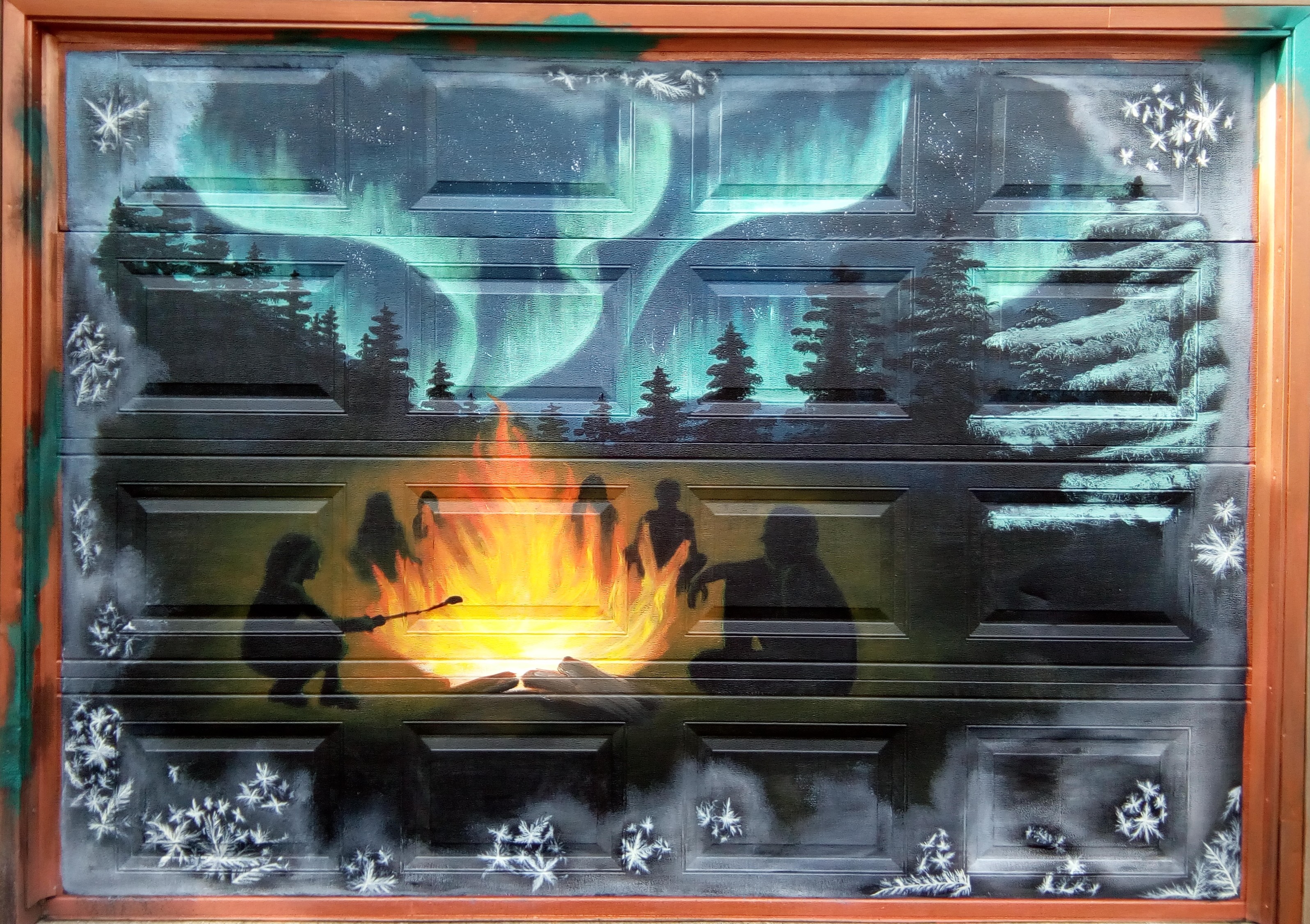 seasonal garage door,