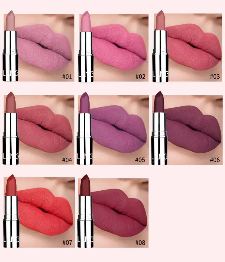 Thumbnail: Matte Waterproof Velvet Lipstick - 8 Colors Available